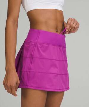Lululemon Pace Rival Mid-Rise Skirt Vivid Plum Pink Size 12